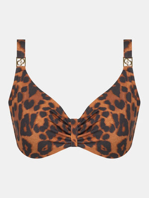 Chantelle Swimwear - Sauvage Covering Underwired Bra Wild Leopard