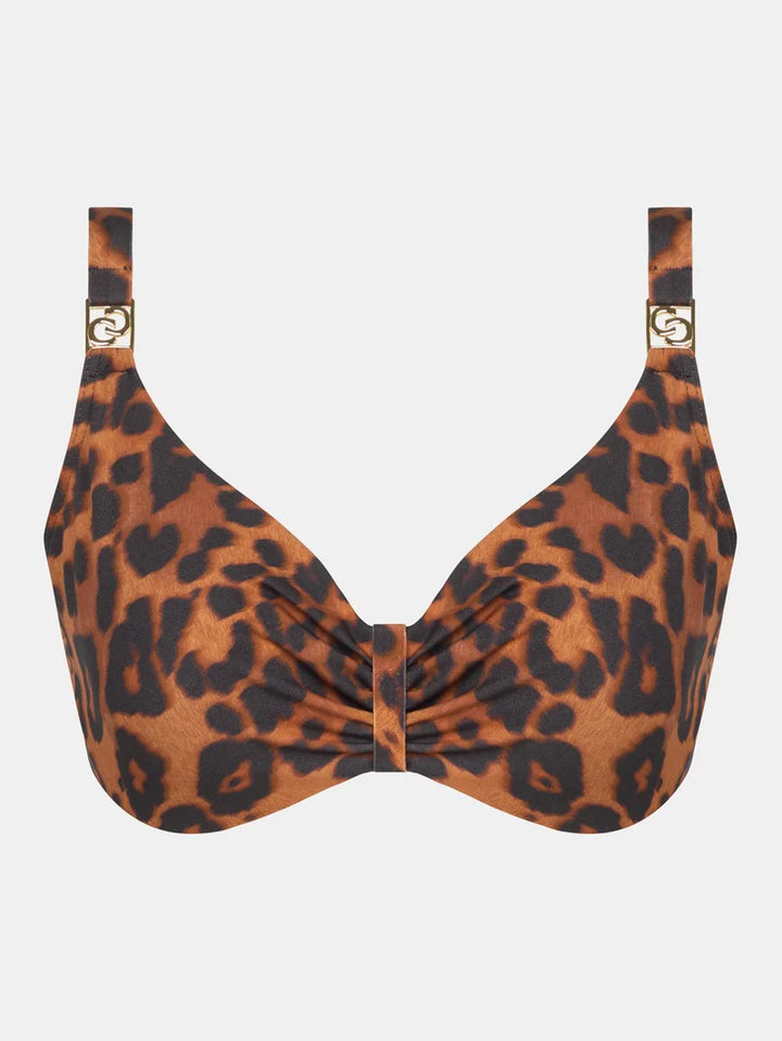 Chantelle Swimwear - Sauvage Covering Underwired Bra Wild Leopard
