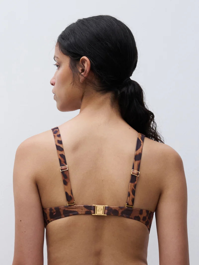 Chantelle Swimwear - Sauvage Half-Cup Memory Bra Wild Leopard