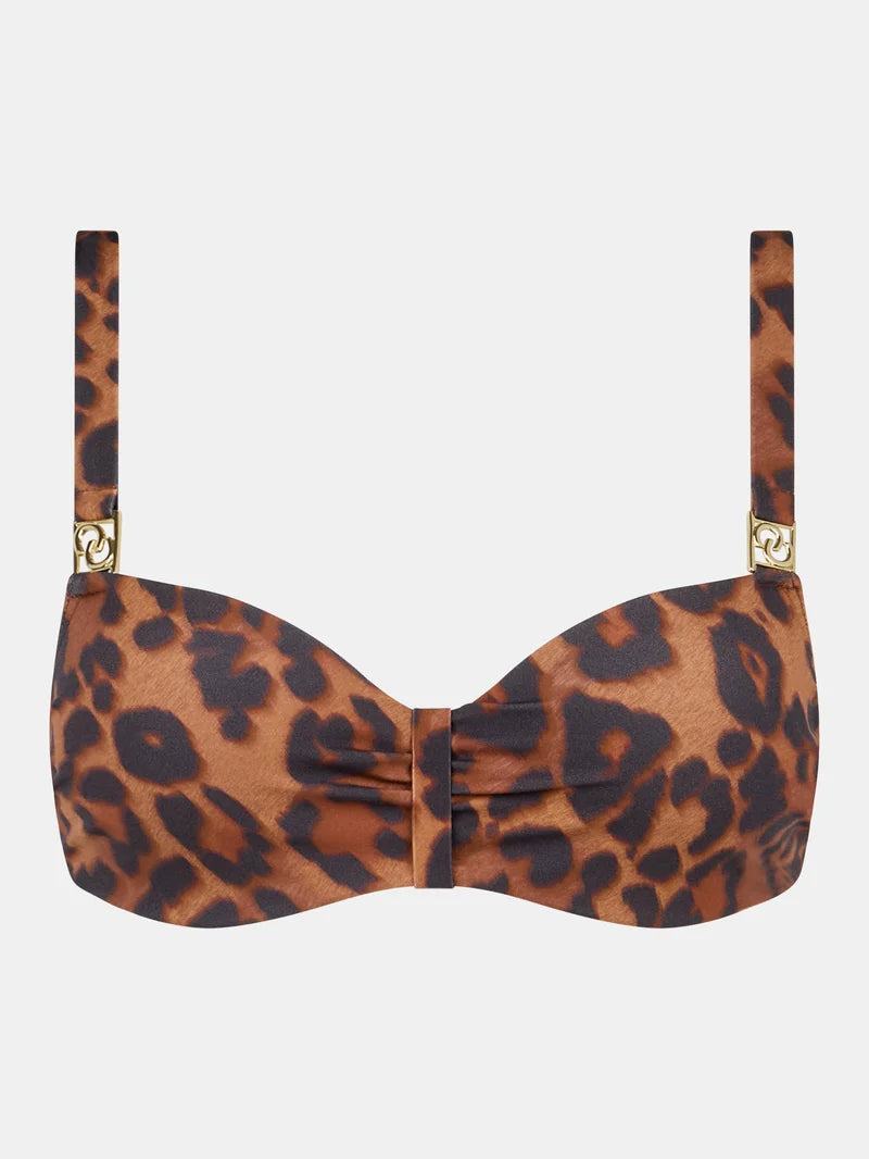 Chantelle Swimwear - Sauvage Half-Cup Memory Bra Wild Leopard