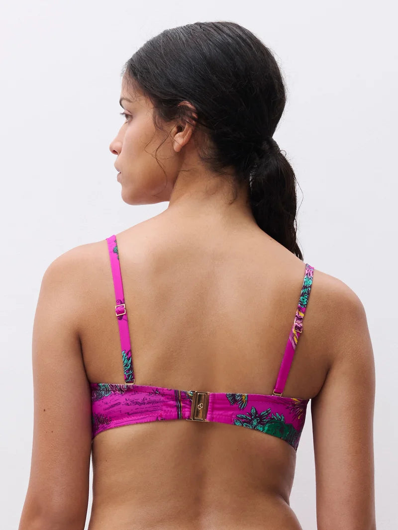 Chantelle Swimwear - Sauvage Bandeau T-Shirt Bra Pink Jungle