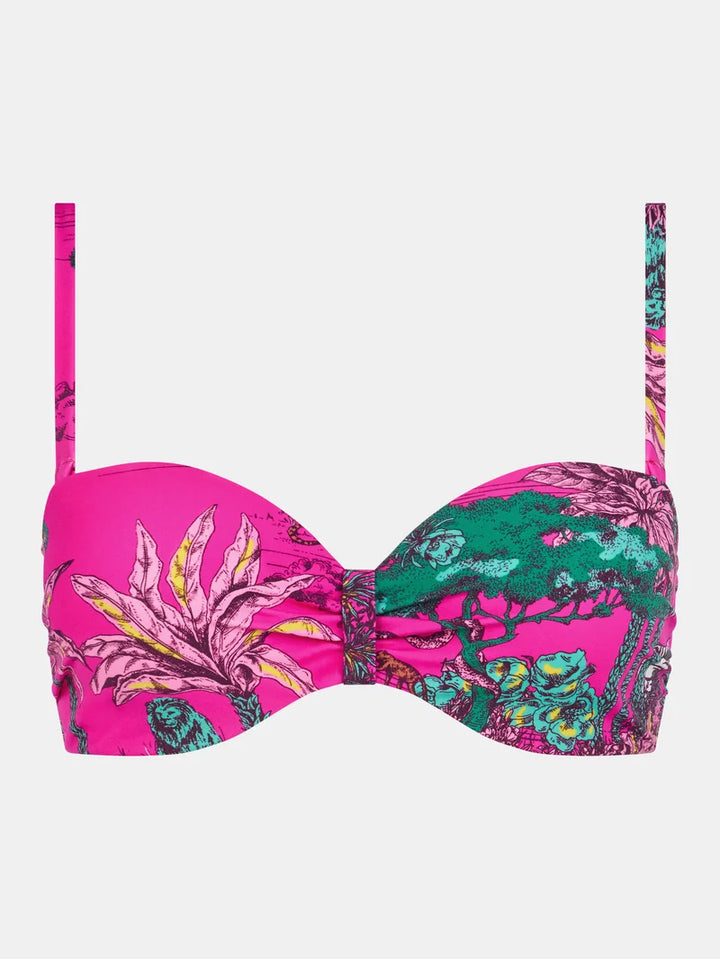 Chantelle Swimwear - Sauvage Bandeau T-Shirt Bra Pink Jungle