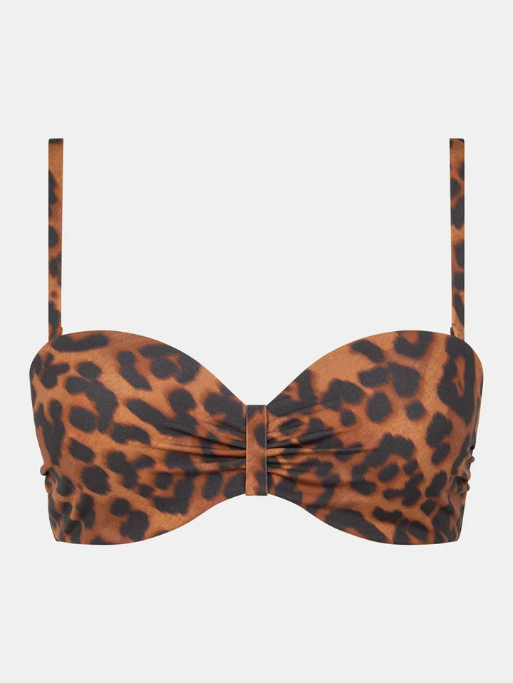 Chantelle Swimwear - Sauvage Bandeau T-Shirt Bra Wild Leopard