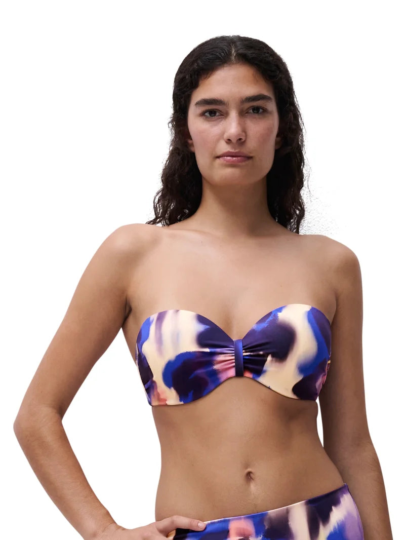 Chantelle Swimwear - Sauvage Bandeau T-Shirt Bikini Blurred Night