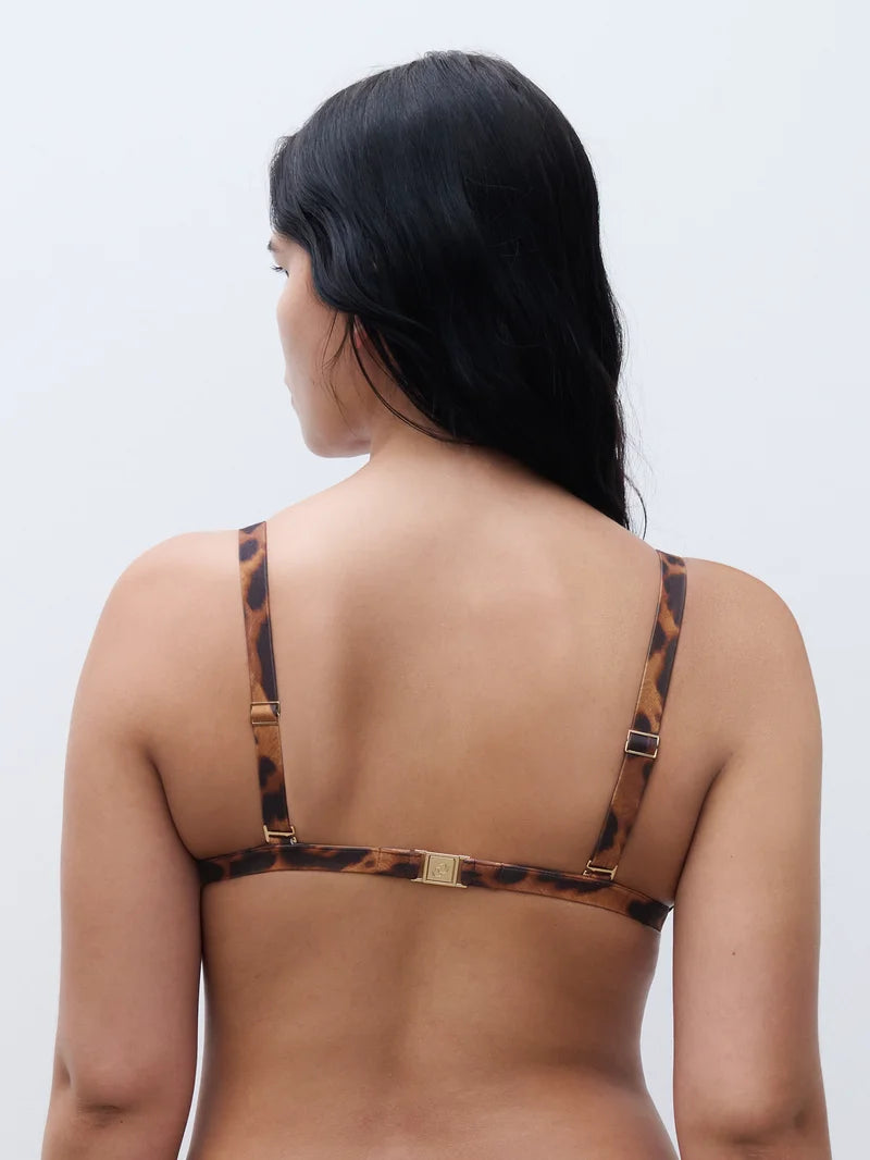 Chantelle Swimwear - Sauvage Wirefree Triangle Spacer Bikini Wild Leopard