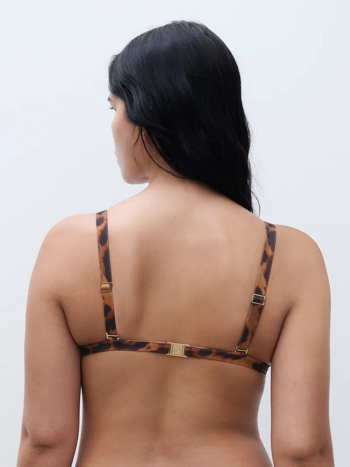 Chantelle Swimwear - Sauvage Wirefree Triangle Spacer Bikini Wild Leopard