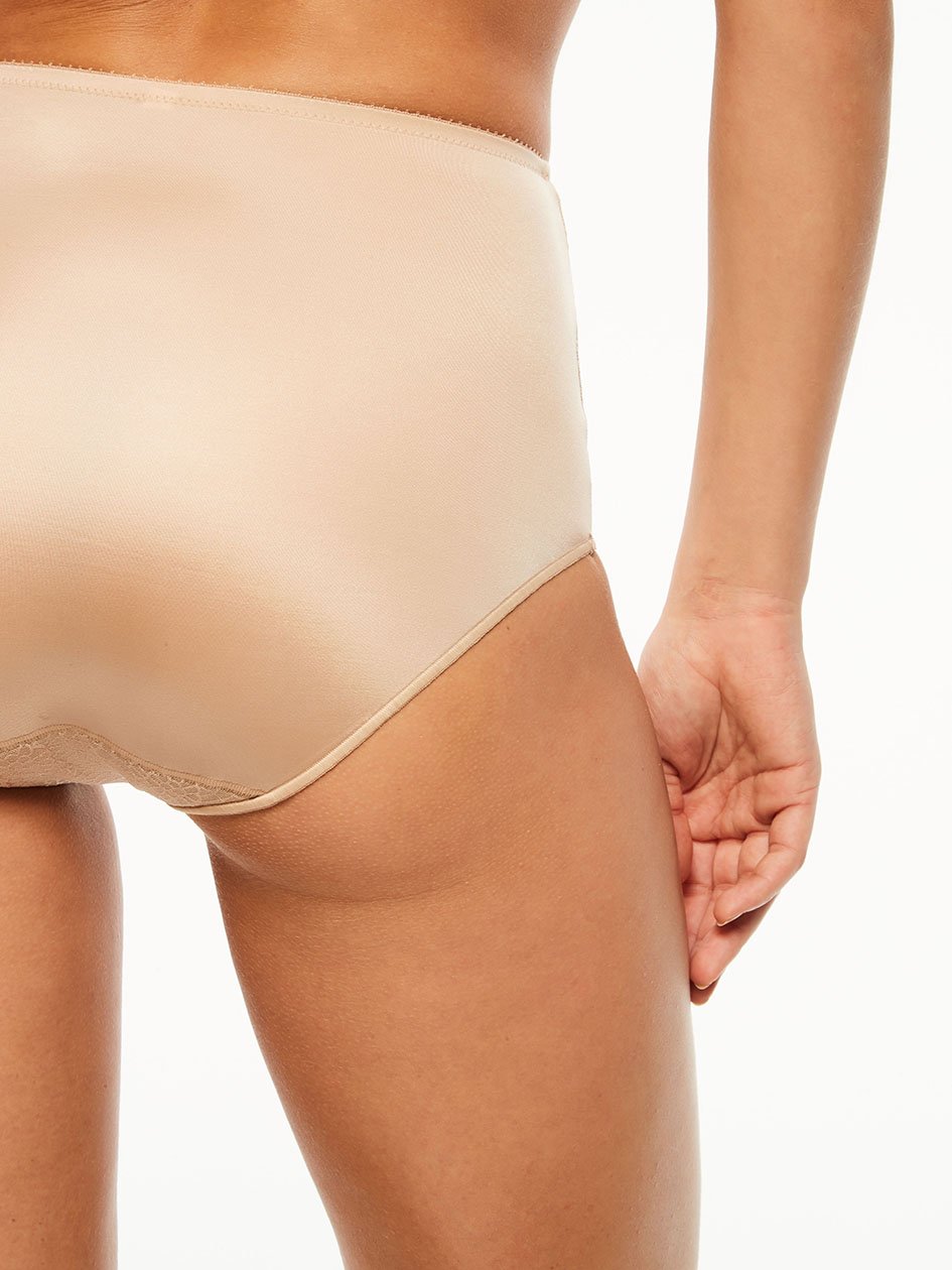 Chantelle C Magnifique High Waist Brief - Nude Full Brief Chantelle