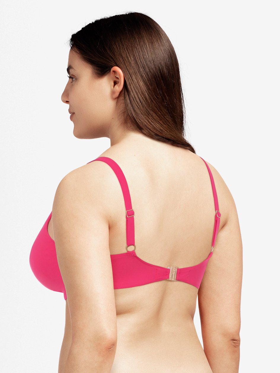 Chantelle Escape Covering Underwired Bra - Fushia Bikini Top Chantelle Swimwear