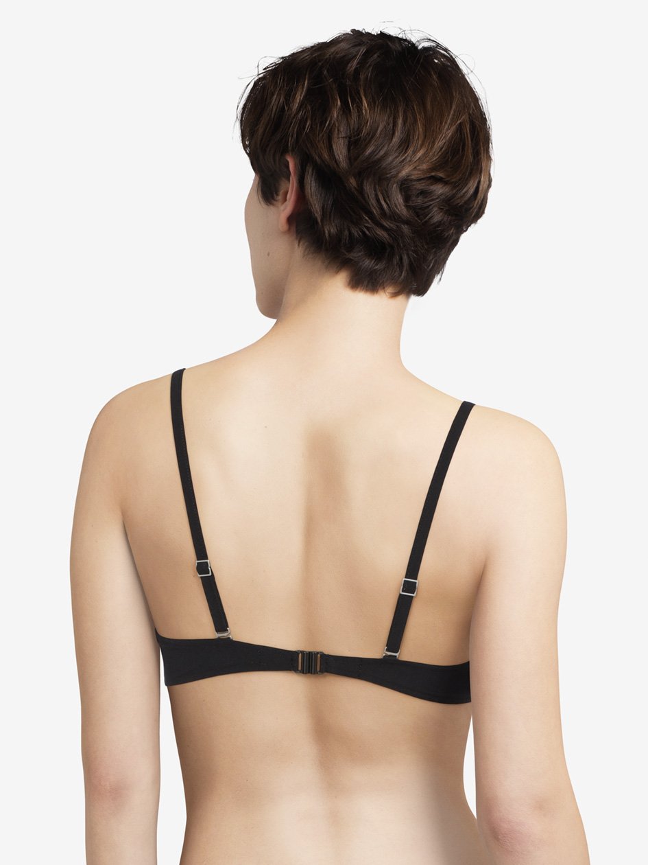 Chantelle Escape Half-Cup Memory Bra - Black Half Cup Bikini Chantelle Swimwear