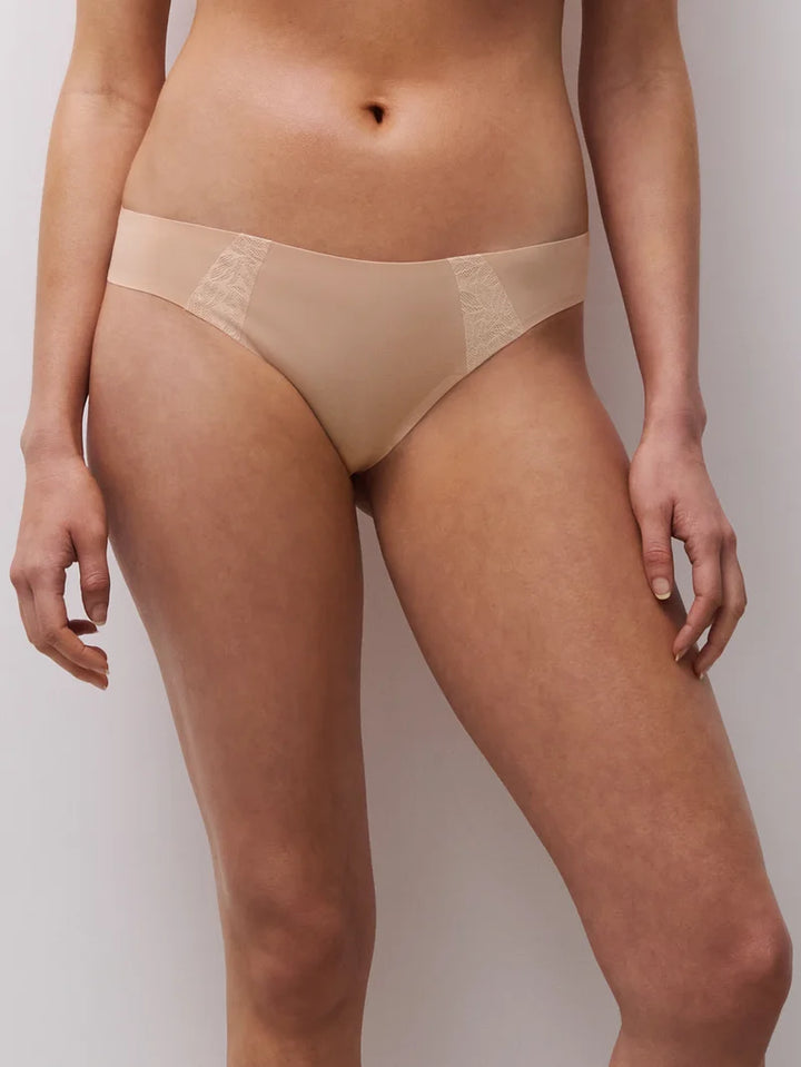 Chantelle - Pure Lace Brief Golden Beige