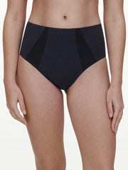 Chantelle - Pure Lace High-Waisted Support Full Brief Black