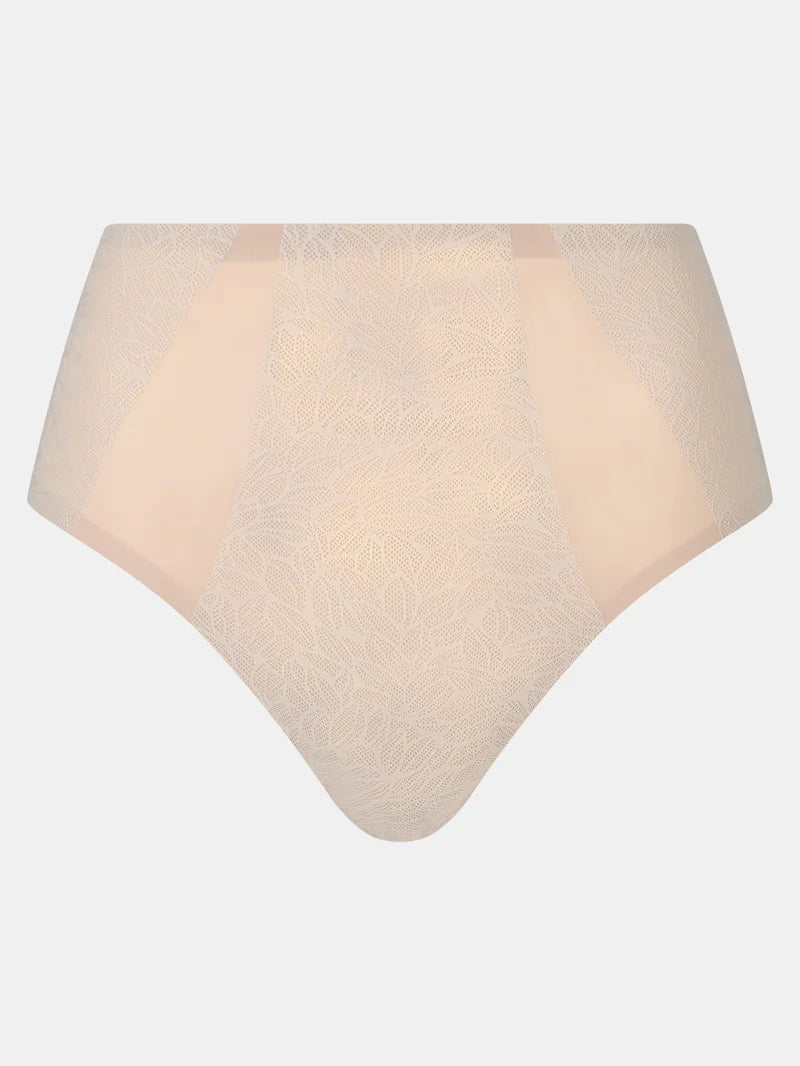 Chantelle - Pure Lace High-Waisted Support Full Brief Golden Beige