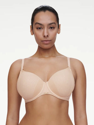 Chantelle - Pure Lace Covering Spacer Bra Golden Beige