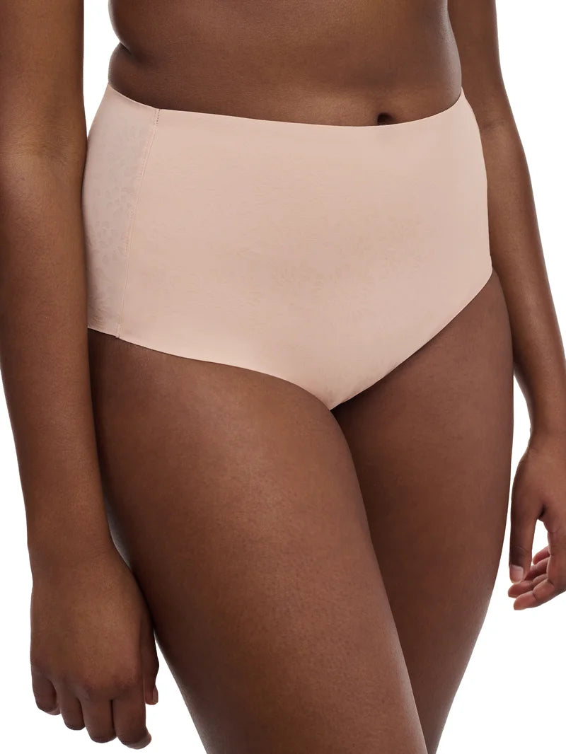 Chantelle - Comfort Chic High-Waisted Support Full Brief Dusky Pink