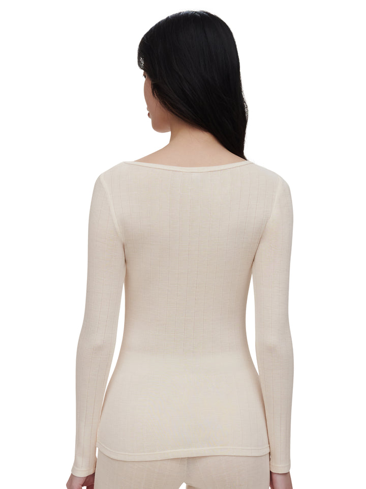 Chantelle - Thermo Comfort T-Shirt Longe Sleeves Pearl