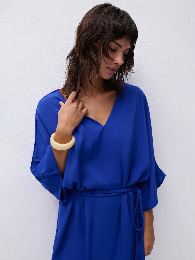 Chantelle Swimwear - Influence Short Kaftan Greek Blue