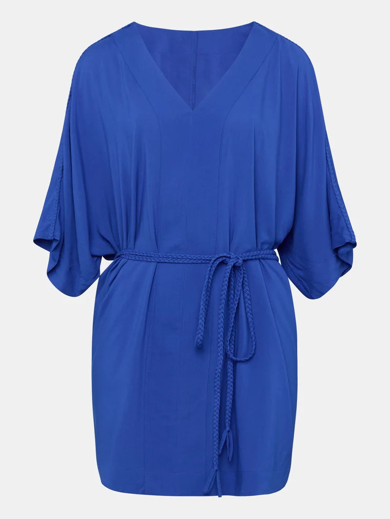 Chantelle Swimwear - Influence Short Kaftan Greek Blue