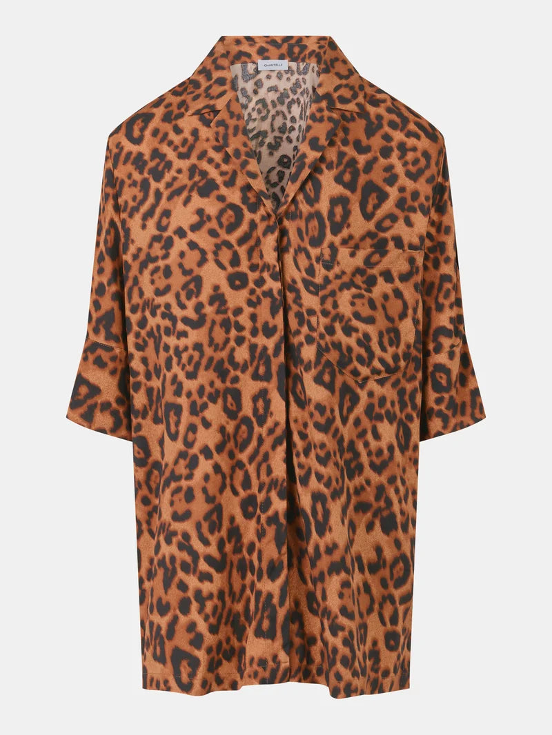 Chantelle - Explore Short Sleeved Shirt Wild Leopard