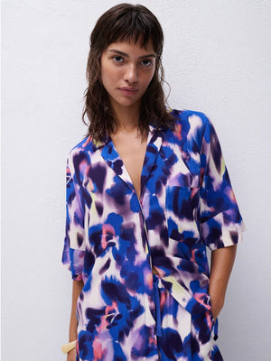 Chantelle - Explore Short Sleeved Shirt Blurred Night