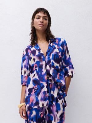Chantelle - Explore Short Sleeved Shirt Blurred Night