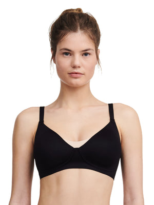 Chantelle Pure Maternity Nursing Bra (Wirefree) - Black Nursing Bra Chantelle 