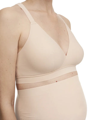 Chantelle - Pure Maternity Wirefree Bra (Hybrid Product) Golden Beige