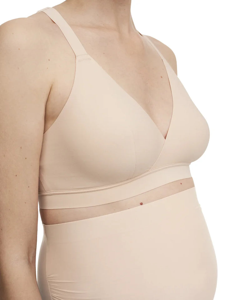 Chantelle - Pure Maternity Wirefree Bra (Hybrid Product) Golden Beige