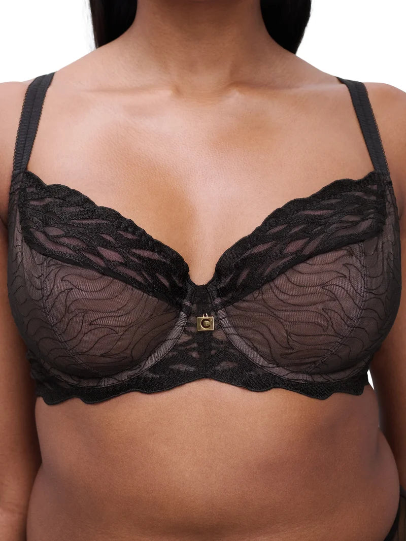 Chantelle - Vibe Covering Underwired Bra Black