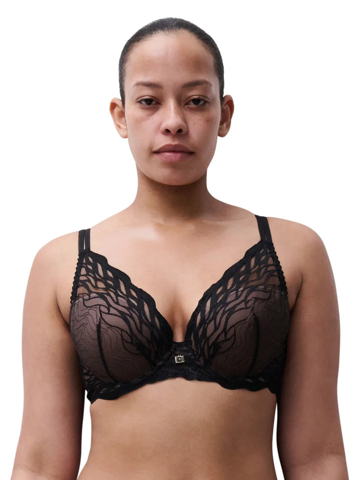 Chantelle - Vibe Plunge T-Shirt Bra Black