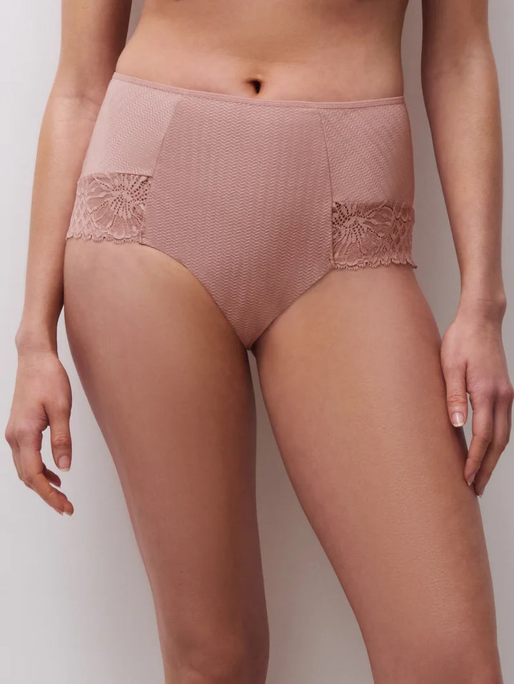 Chantelle - Sublime High-Waisted Support Full Brief Authentic Pink