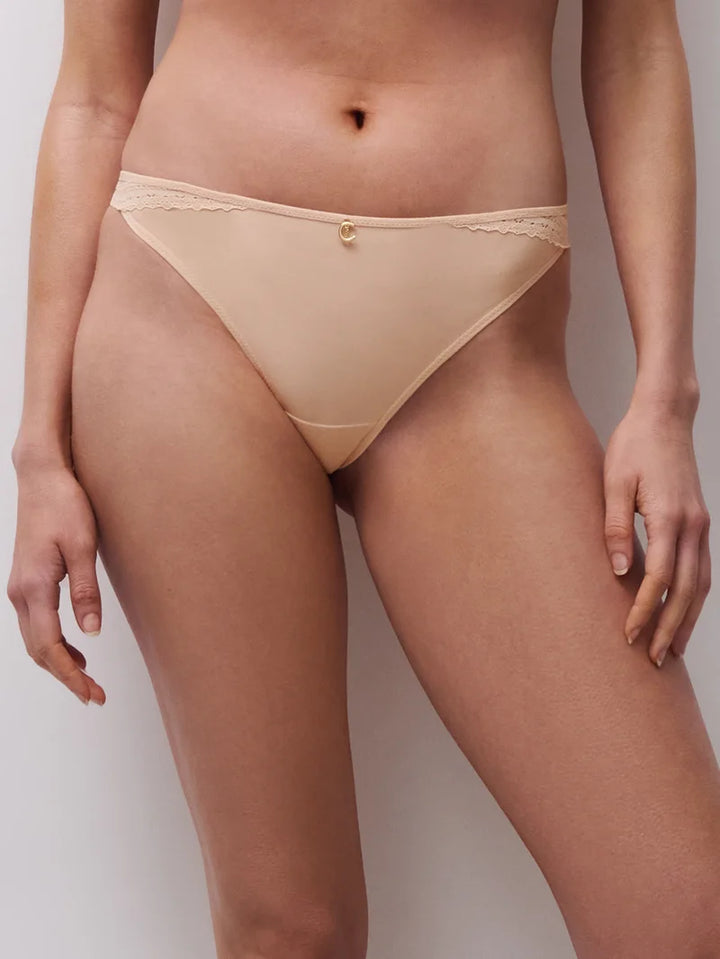 Chantelle - Romance Tanga Golden Beige