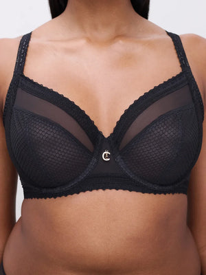 Chantelle - Romance Covering Underwired Bra Black