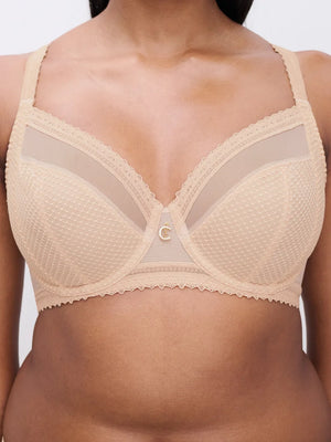 Chantelle - Romance Covering Underwired Bra Golden Beige