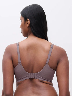 Chantelle - Sujetador con aros y cobertura romántica en color visón