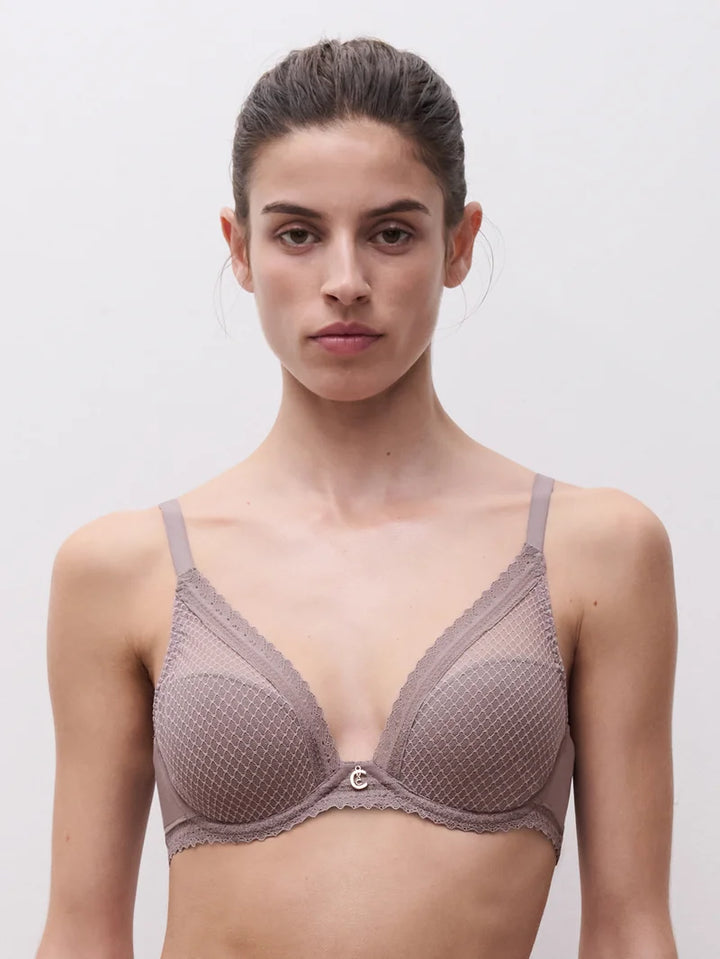 Chantelle - Romance Plunge T-Shirt Bra Mink
