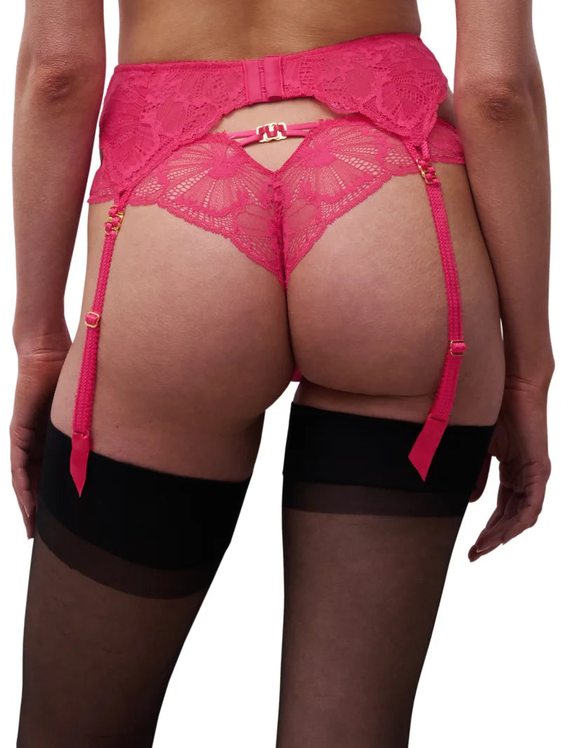 Chantelle - Muse Suspender Belt Lipstick Pink