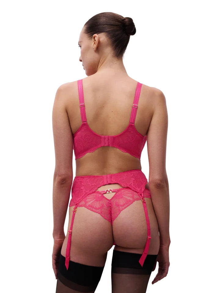 Chantelle - Muse Suspender Belt Lipstick Pink