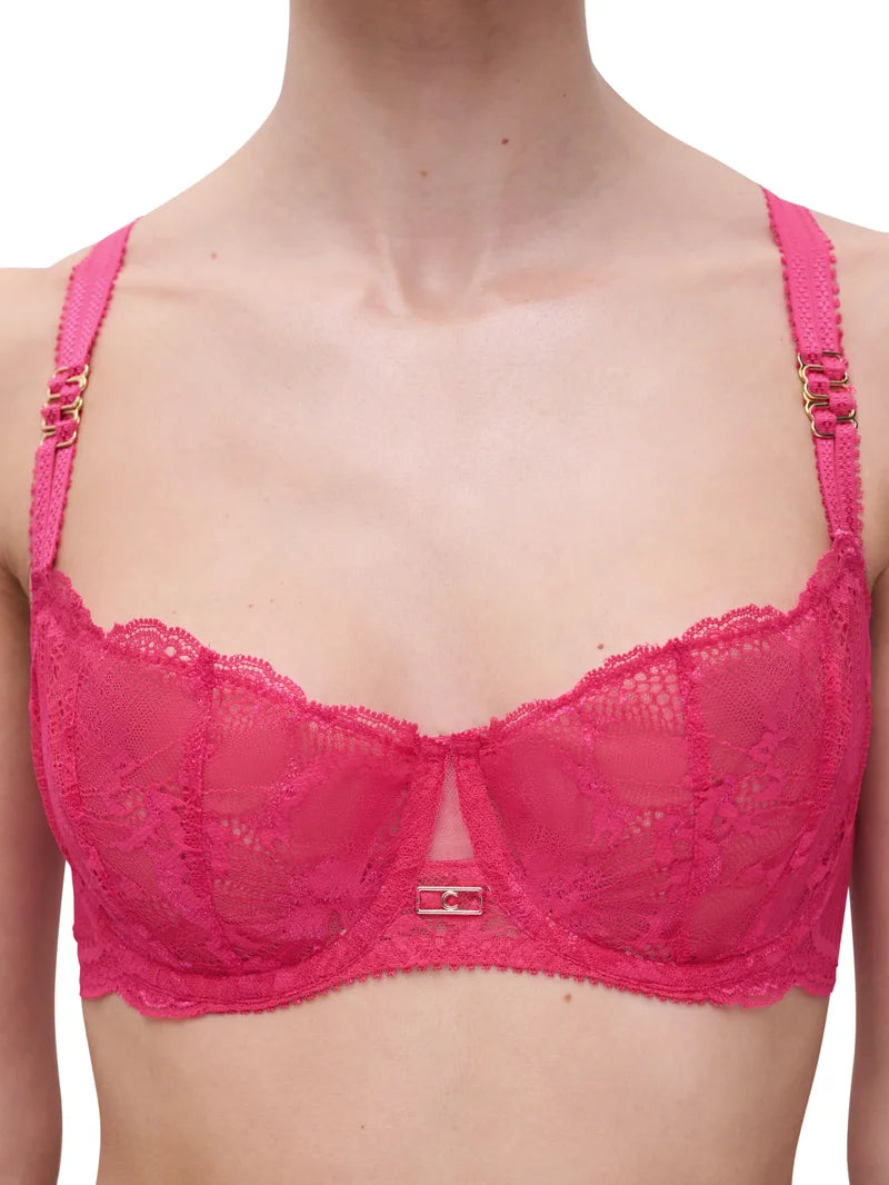 Chantelle - Muse Half-Cup Balcony Bra Lipstick Pink