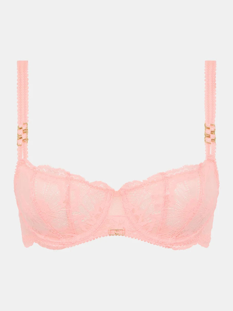 Chantelle - Muse Half-Cup Balcony Bra Fluor Pink