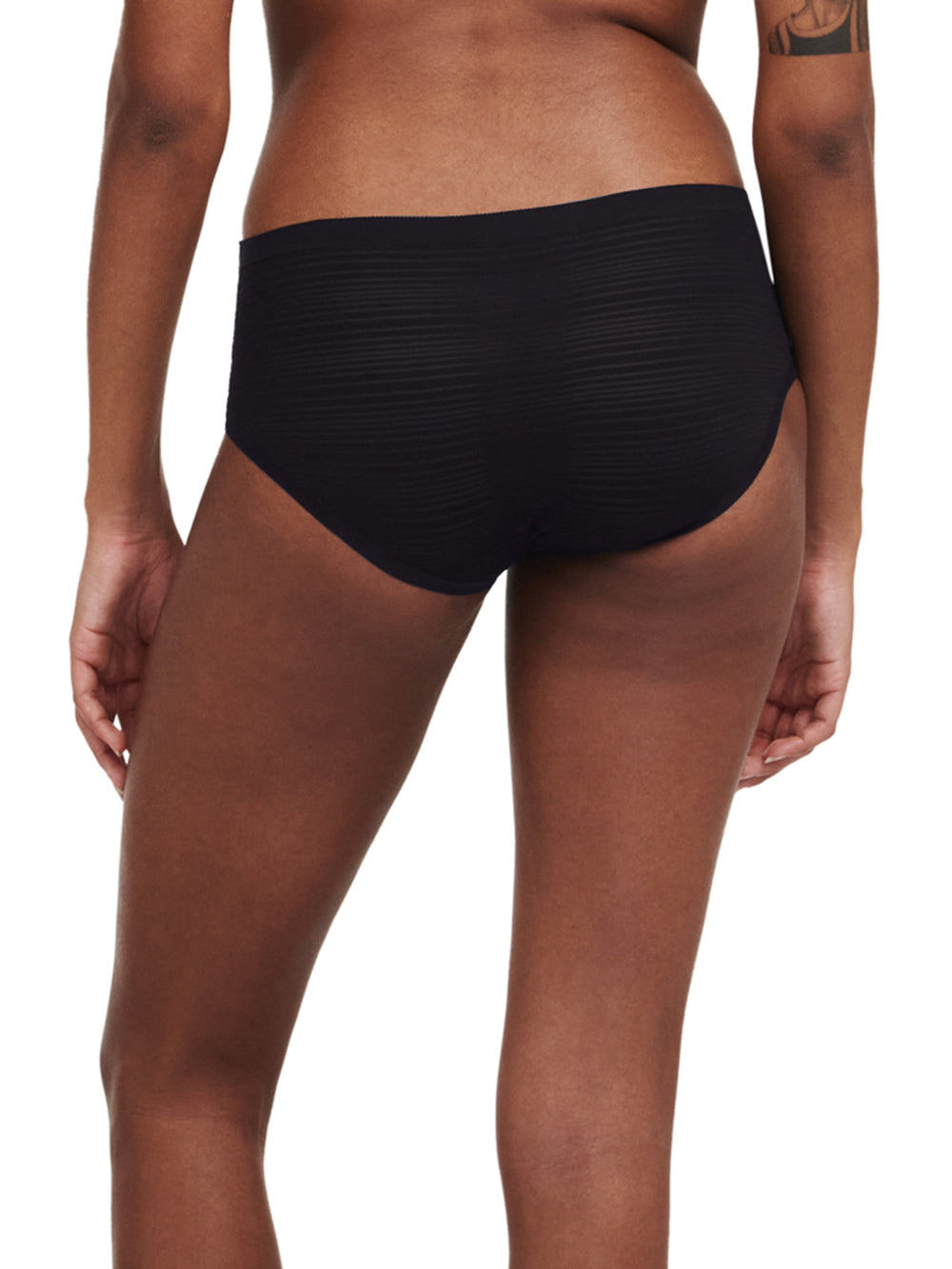 Hipster Chantelle Softstretch Rayures - Shorty Noir Chantelle