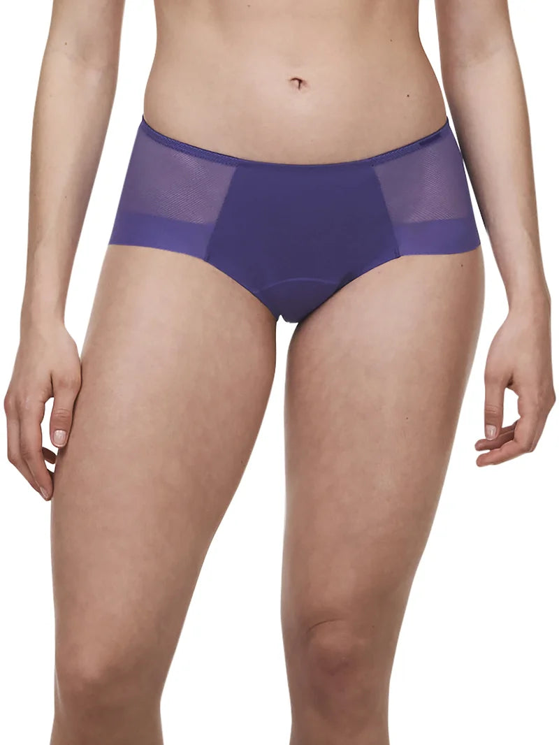 Chantelle - Period Panty Mesh Shorty Purple Blue