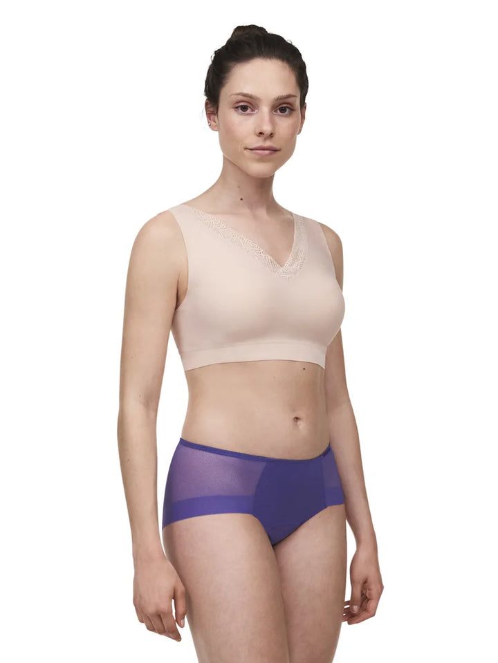 Chantelle - Period Panty Mesh Shorty Purple Blue