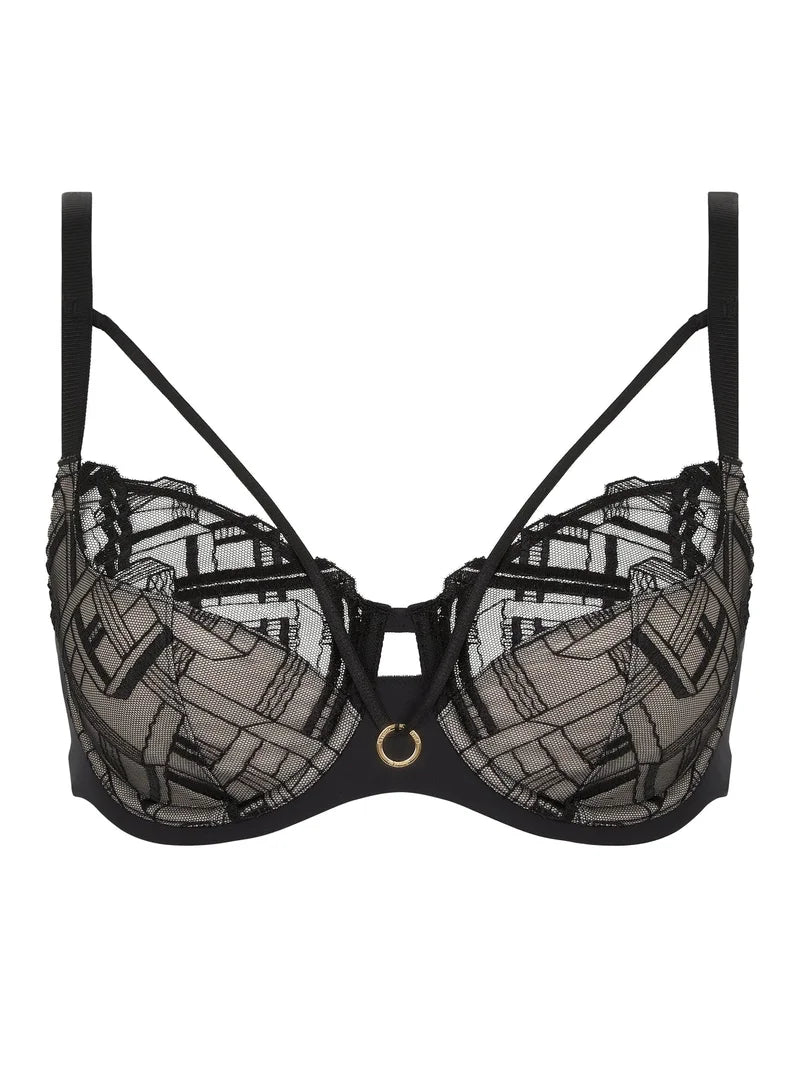 Chantelle - Graphic Support Very Covering Underwired Black