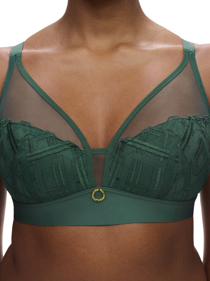 Chantelle - Graphic Support Wirefree Support Bra Empire Green