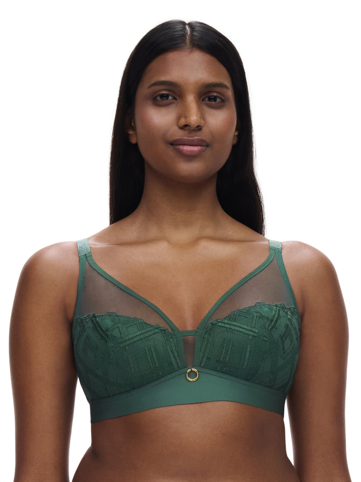 Chantelle - Graphic Support Wirefree Support Bra Empire Green