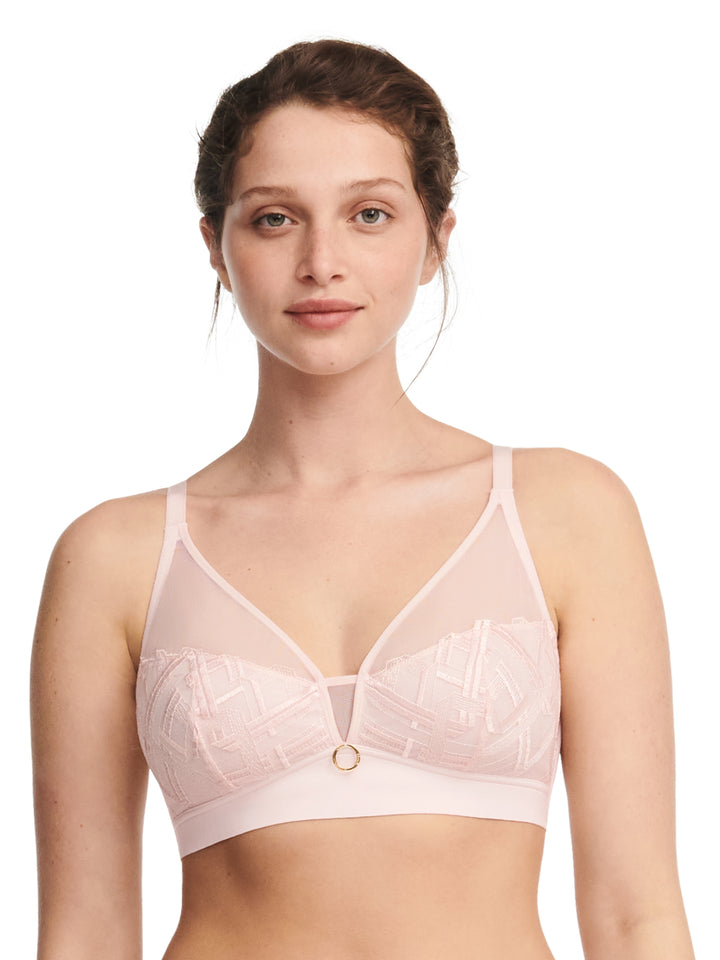 Chantelle - Graphic Support Wirefree Support Bra Taffeta Pink