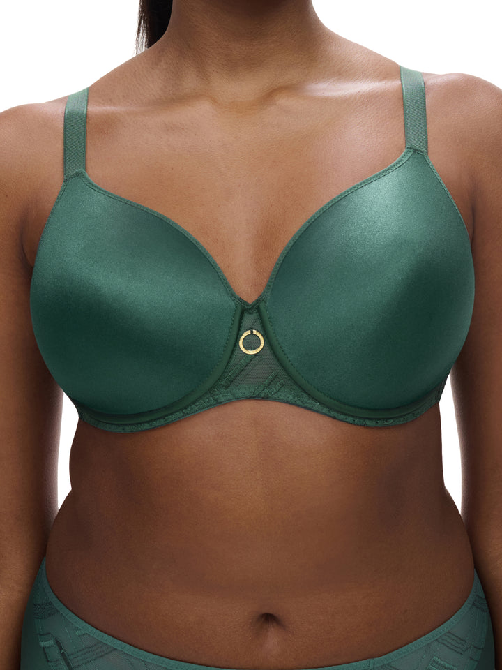 Chantelle - Graphic Support Very Covering Memory Bra Empire Green