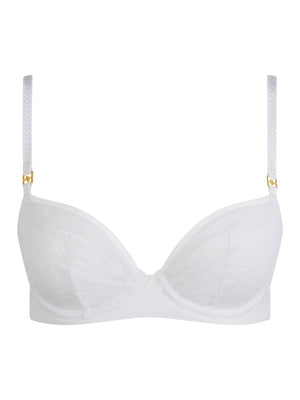 Chantelle - Sujetador de copa completa blanco con aros y cobertura Graphic Allure Chantelle 