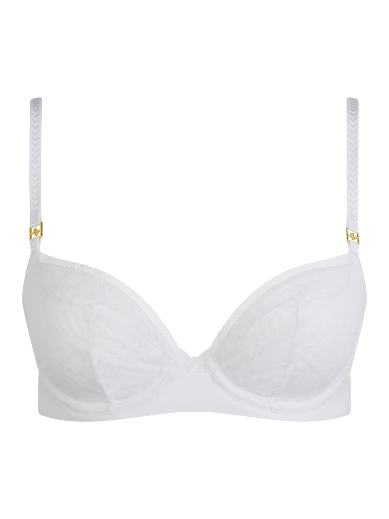 Chantelle - Sujetador de copa completa blanco con aros y cobertura Graphic Allure Chantelle 