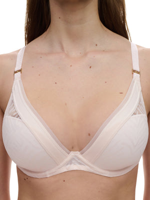 Chantelle - Graphic Allure Plunge T-Shirt Bra Rose Pearl